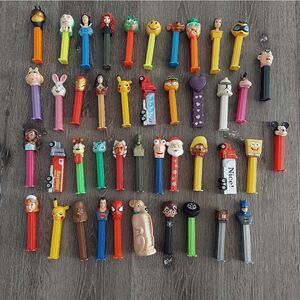 Lot of 43 Pez Candy Dispensers